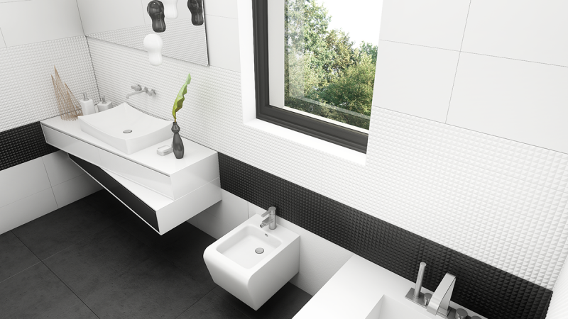 Оформление в черно-белых тонах