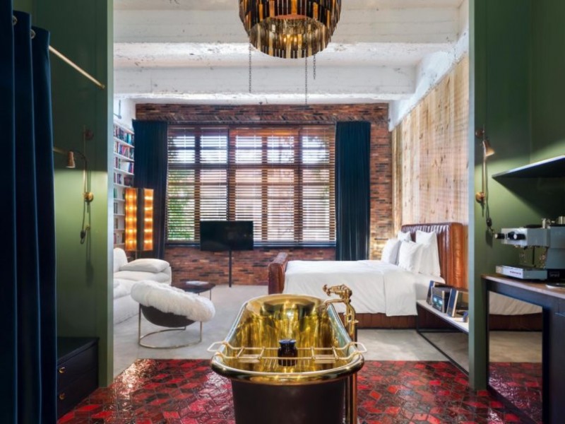 Отель Stamba 5* в стиле "брутализм" в Тбилиси Отель Stamba 5* в стиле "брутализм" в Тбилиси