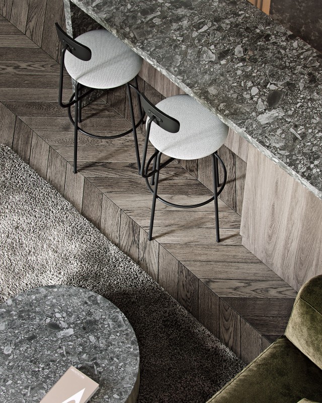 Роскошный интерьер квартиры площадью 107 кв.м.