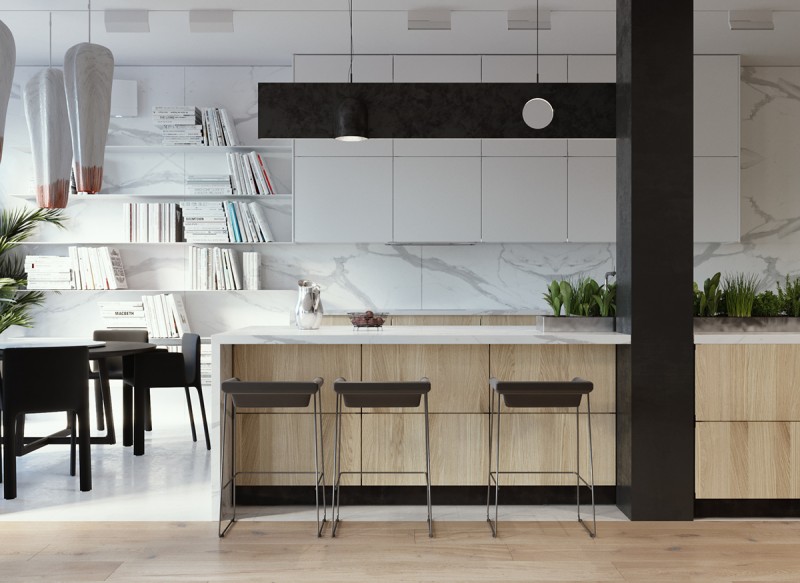 Живая зелень в интерьере