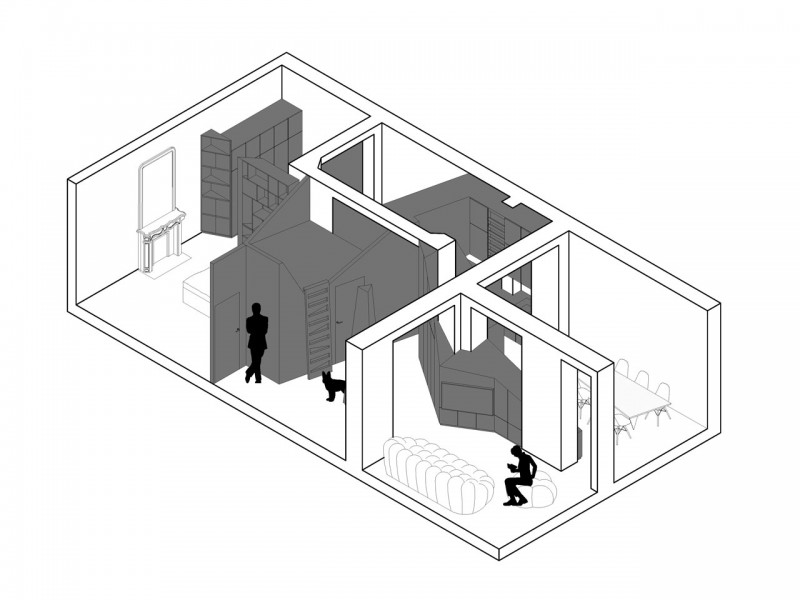 Апартаменты площадью 80 м2 в Париже