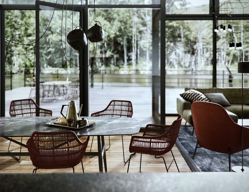 Гостиная в доме у реки Гостиная в доме у реки