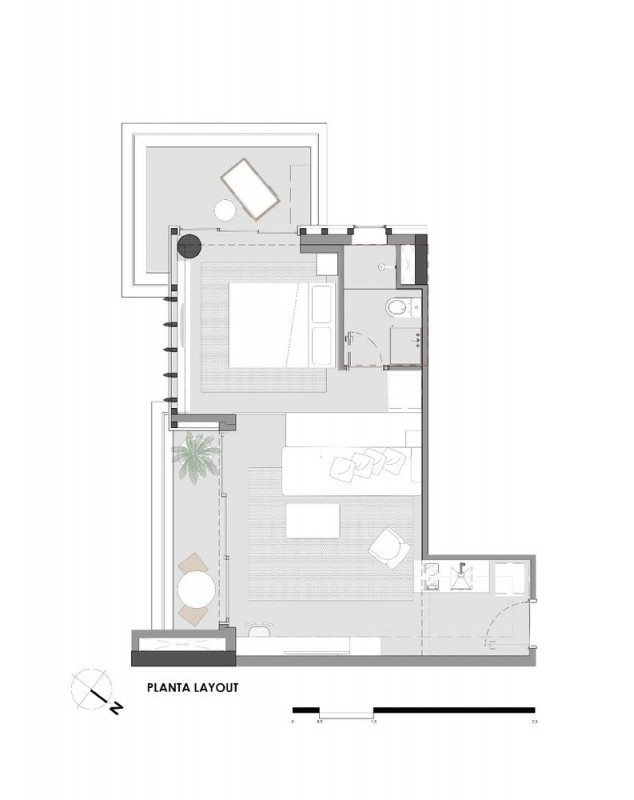 Небольшие апартаменты, расположенные в Сан-Паулу Небольшие апартаменты, расположенные в Сан-Паулу