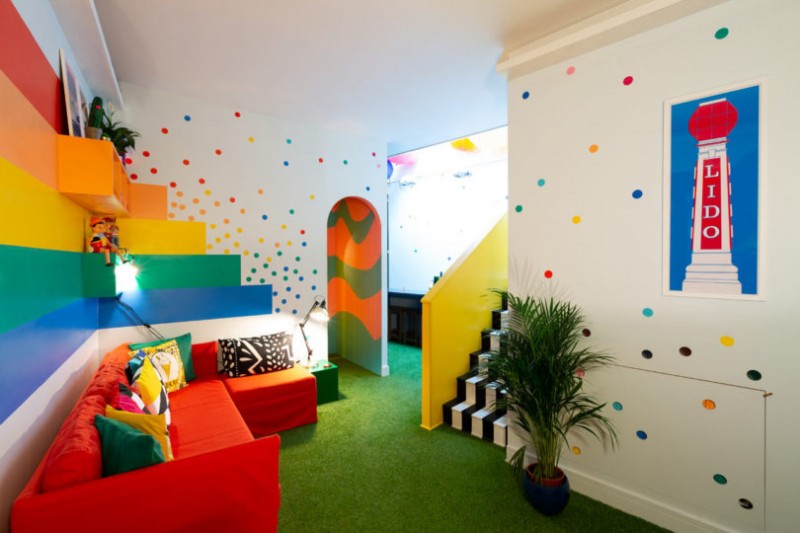 Невероятно красочная квартира в городе Маргит, Великобритания