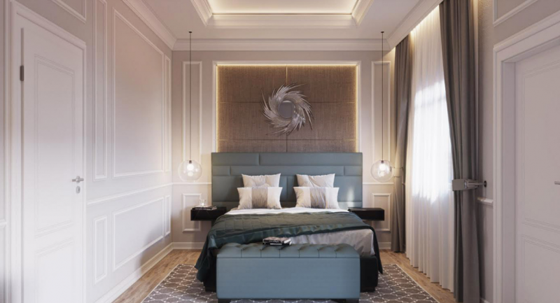 Проект апартаментов в неоклассическом стиле