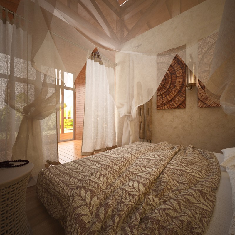 Проект загородного деревянного дома