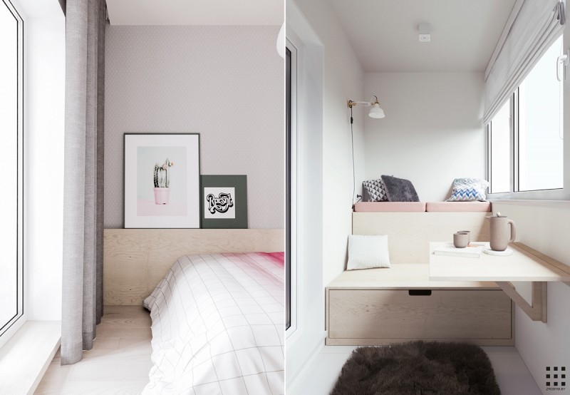 Минские апартаменты в скандинавском стиле для небольшой семьи