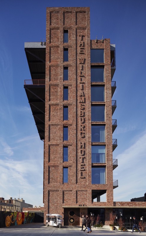 Интерьер отеля The Williamsburg в Бруклине