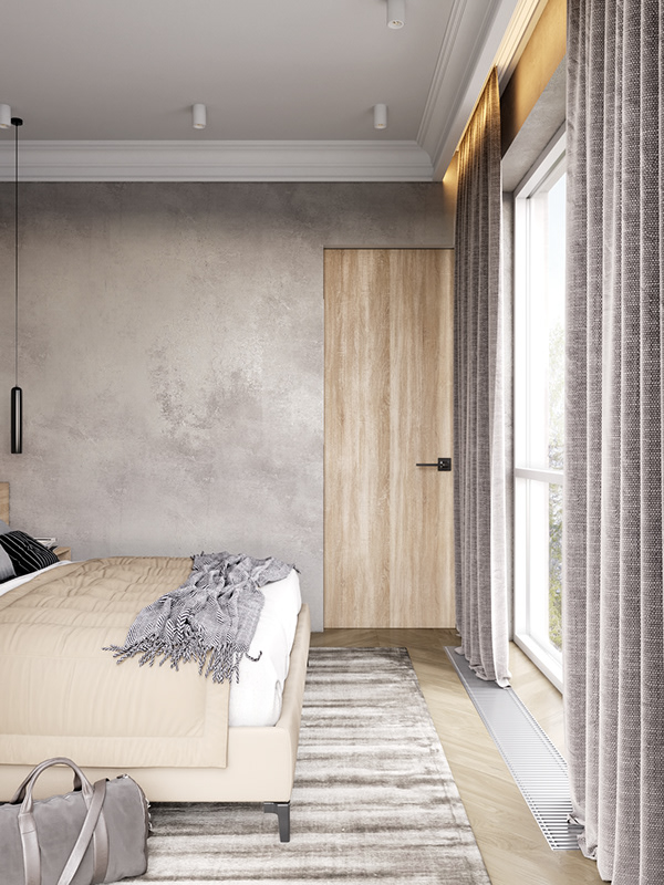 Натуральные материалы и уютная атмосфера в дизайне загородного дома