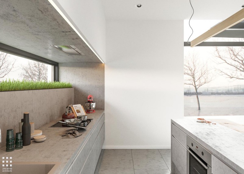 Проект дома, оформленного в спокойных тонах