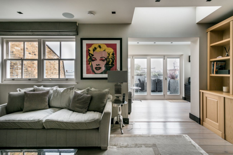 Стильный пентхаус с террасой в Лондоне Стильный пентхаус с террасой в Лондоне