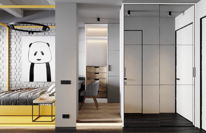 Студия для молодой девушки