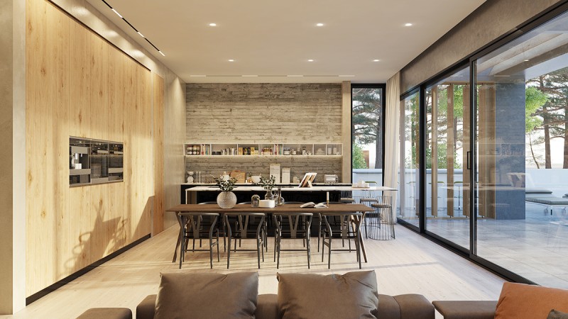 Загородный дом в стиле модерн Загородный дом в стиле модерн