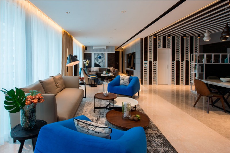 Апартаменты, состоящие из двух объединённых квартир в Мумбаи, Индия