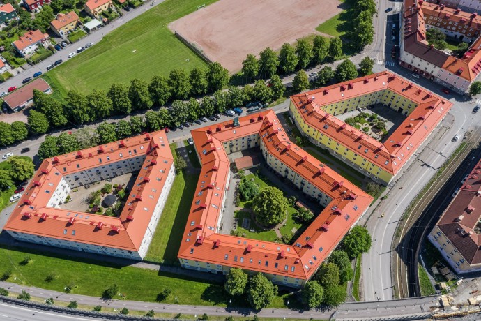 Двухуровневая квартира площадью 62,2 м2 в Гётеборге, Швеция
