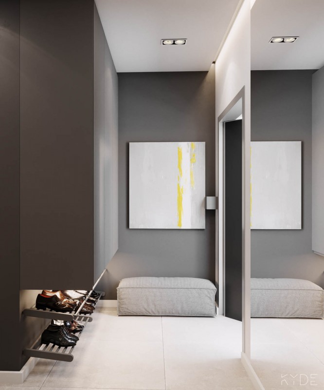 Интерьер квартиры с элементами скандинавского стиля