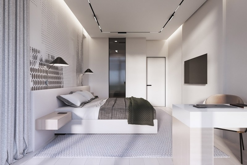 Интерьер квартиры в белом цвете