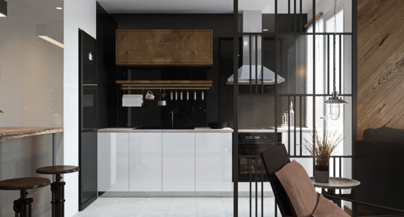 Интерьер в коричневых тонах