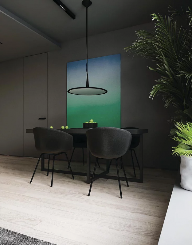 Интерьер варшавской квартиры в серых тонах Интерьер варшавской квартиры в серых тонах