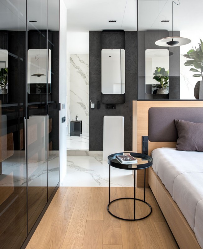 Минималистичный интерьер квартиры для семьи с маленькой дочкой