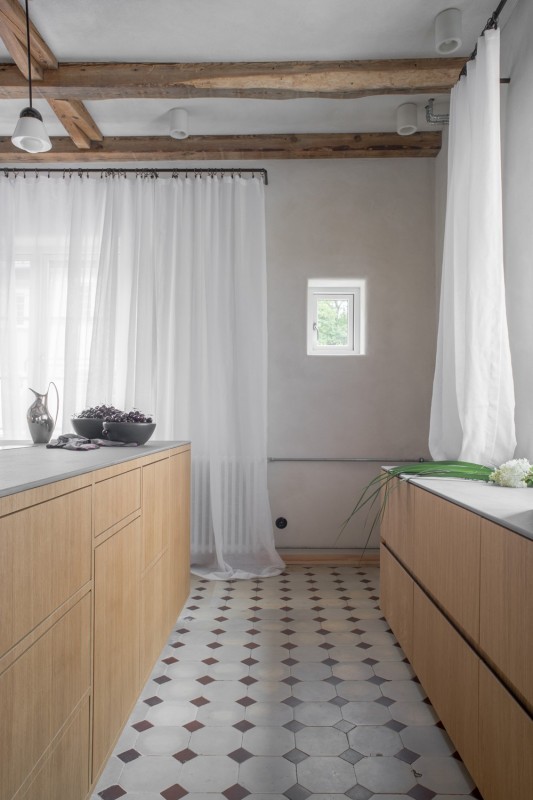 Реконструкция интерьера дома 1923 года постройки в Щецине, Польша