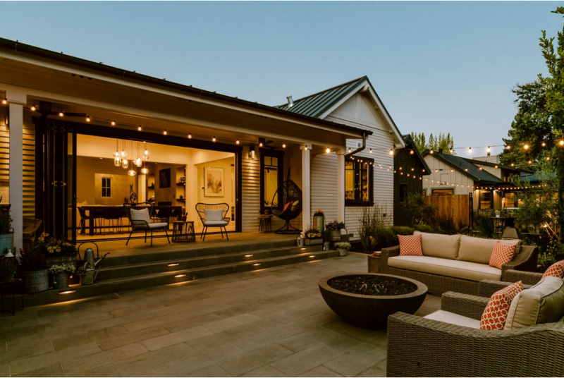 Современный фермерский дом в Сент-Хелине, Калифорния