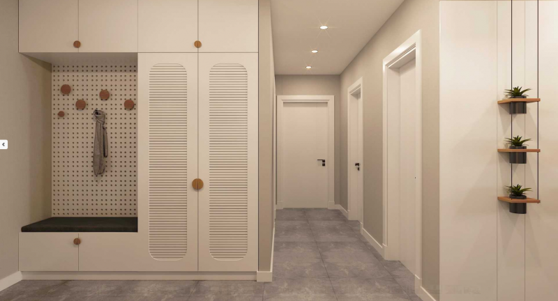 Светлая квартира с яркими акцентами Светлая квартира с яркими акцентами