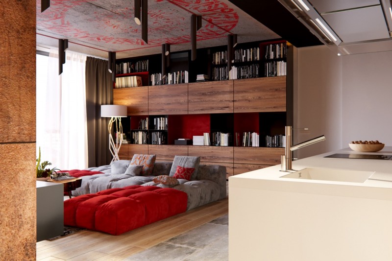 Азиатские мотивы в интерьере просторной квартиры Азиатские мотивы в интерьере просторной квартиры