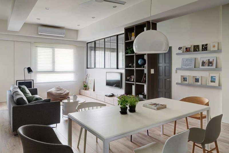 Гостиная, оформленная в нейтральной цветовой гамме Гостиная, оформленная в нейтральной цветовой гамме