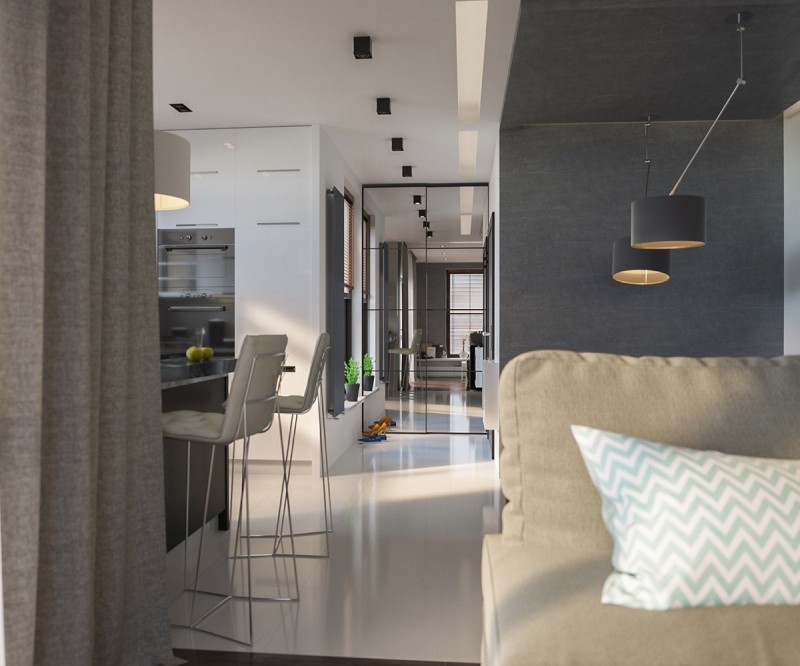 Интерьер апартаментов в Варшаве Интерьер апартаментов в Варшаве