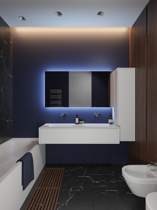 Интерьер загородного дома с террасой на крыше площадью 250 кв.м. Интерьер загородного дома с террасой на крыше площадью 250 кв.м.