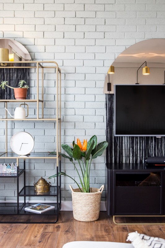 Легкий свежий интерьер апартаментов в Стамбуле