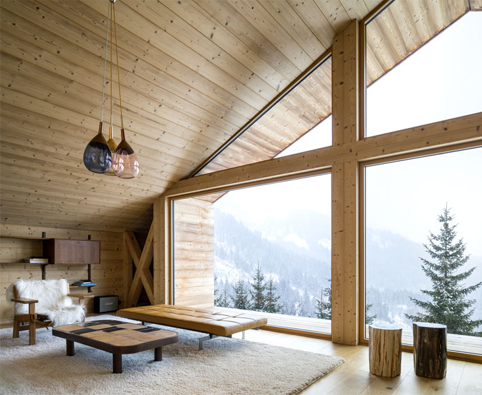 Стильное шале во Французских Альпах