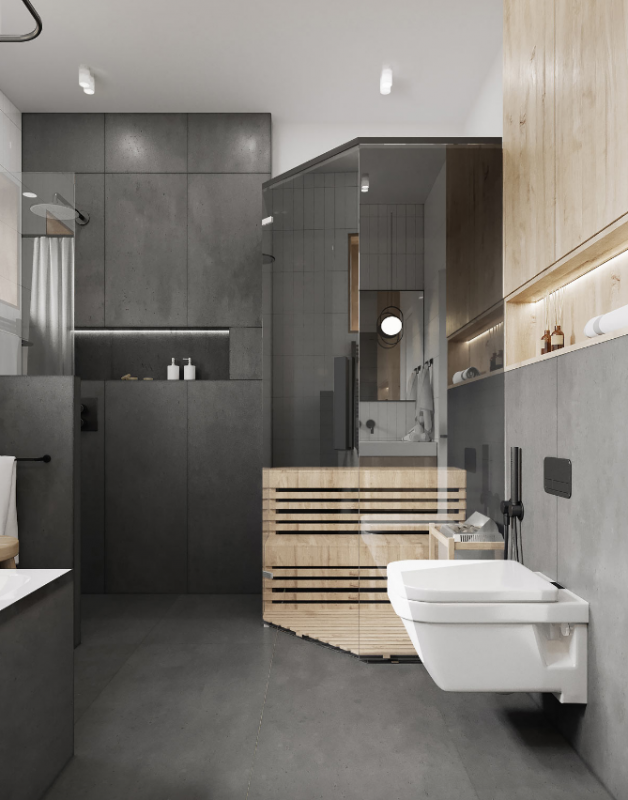 Умеренно аскетичное пространство для молодой семьи с двумя детьми Умеренно аскетичное пространство для молодой семьи с двумя детьми