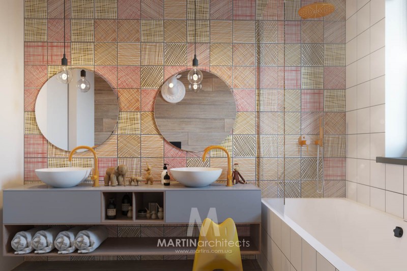 Апартаменты, оформленные в успокаивающей цветовой палитре