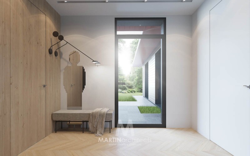 Апартаменты, оформленные в успокаивающей цветовой палитре