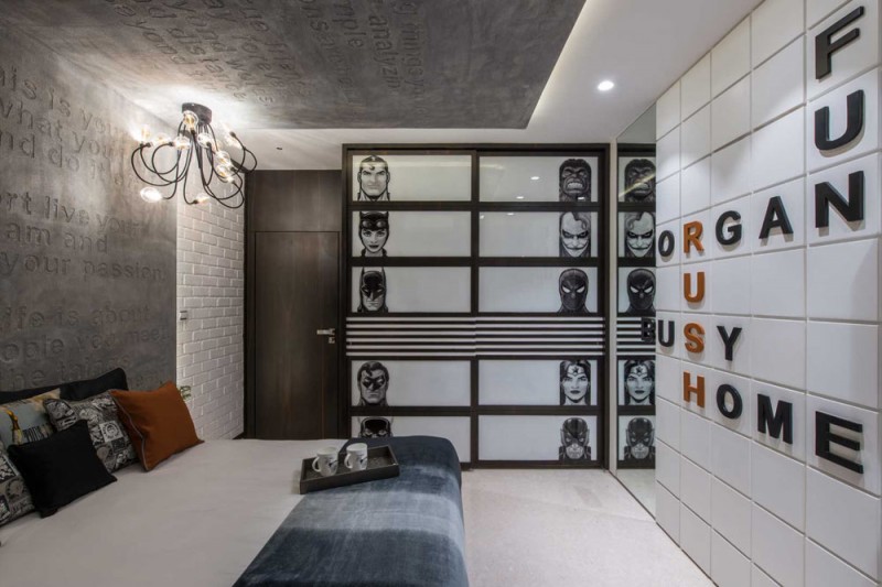 Апартаменты, состоящие из двух объединённых квартир в Мумбаи, Индия