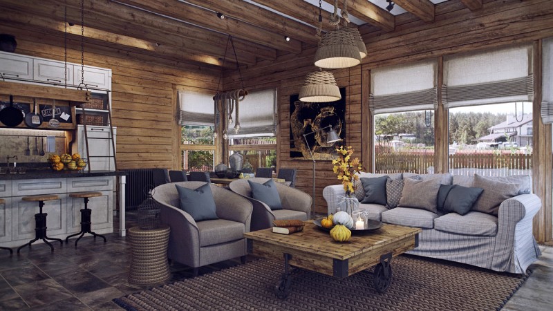 Дизайн загородного дома