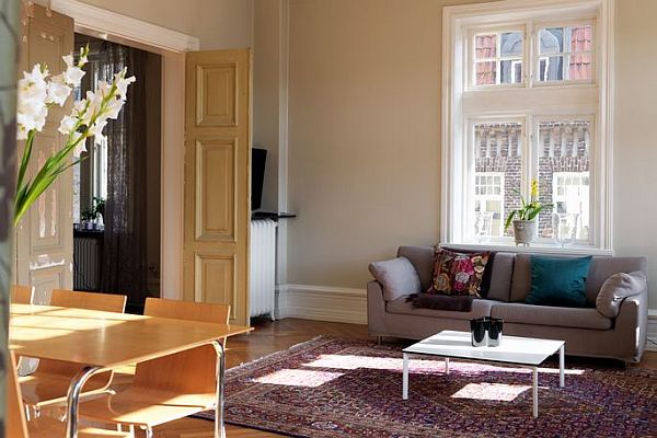 Интерьер светлой просторной квартиры