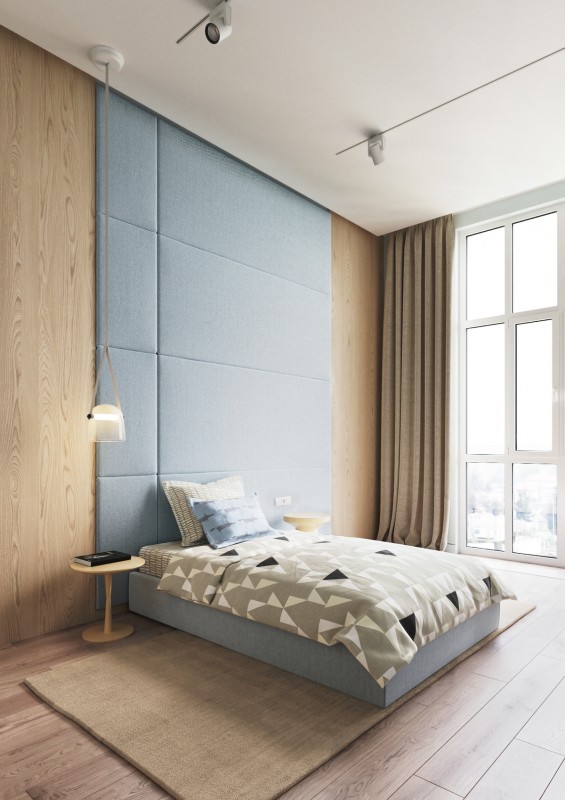 Квартира, оформленная в пастельных тонах