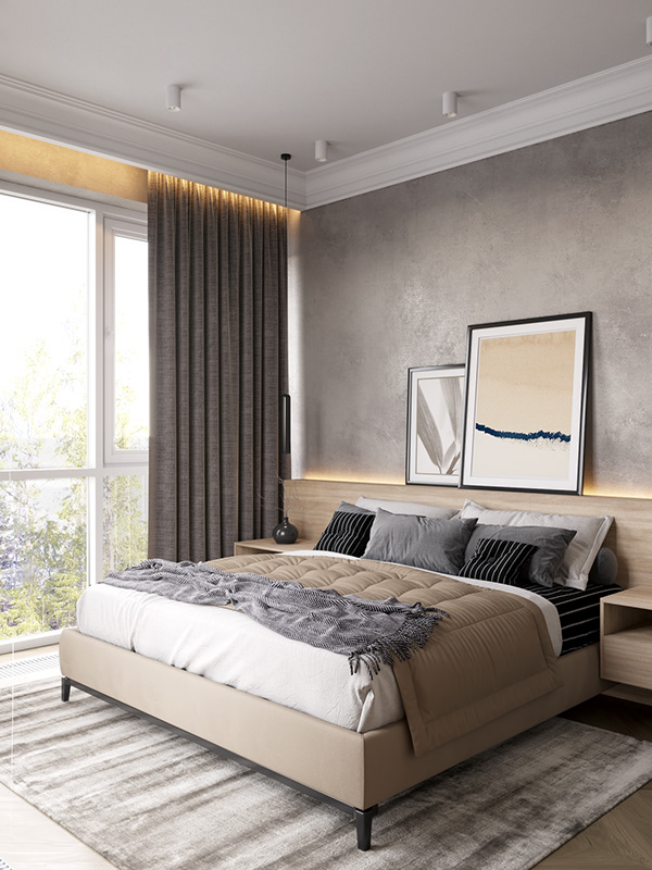 Натуральные материалы и уютная атмосфера в дизайне загородного дома