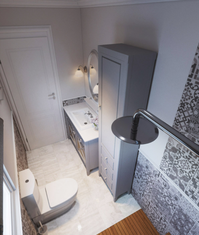 Проект апартаментов в неоклассическом стиле