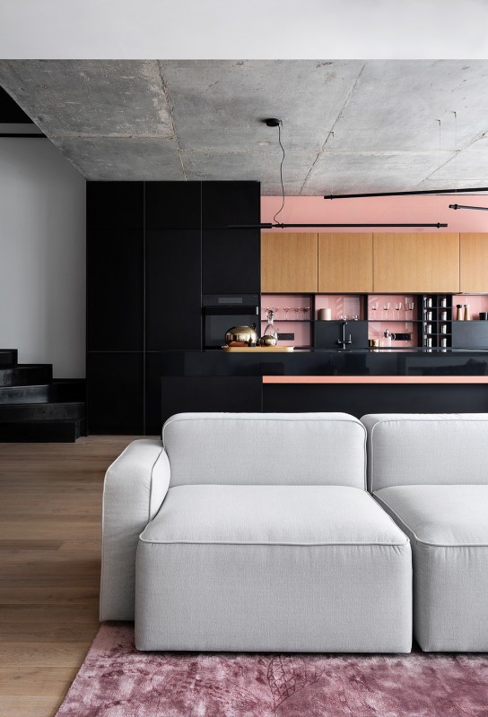 Проект квартиры для молодой современной пары с ребенком