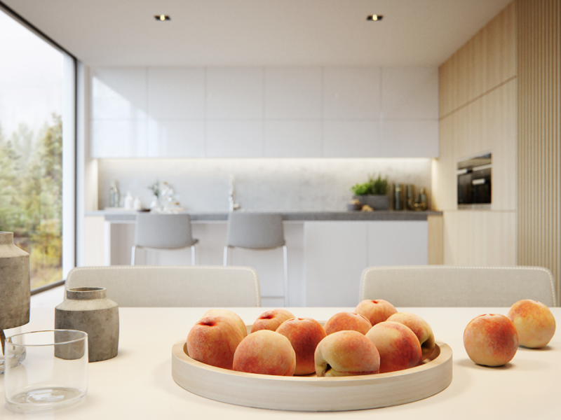 Белоснежный интерьер загородного дома Белоснежный интерьер загородного дома