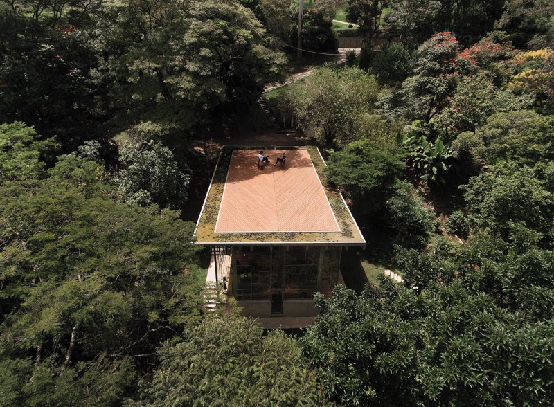 Дом со стеклянными стенами в Бразилии