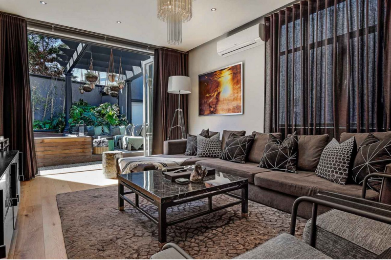 Городская вилла с внутренним двориком в Кейптауне, ЮАР