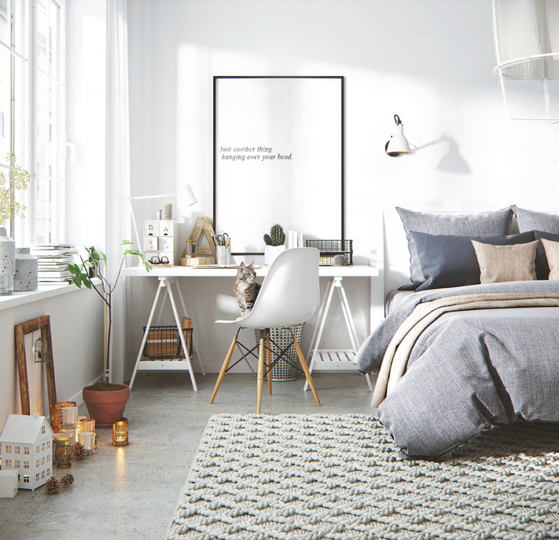 Интерьер в белом цвете — стильно и свежо