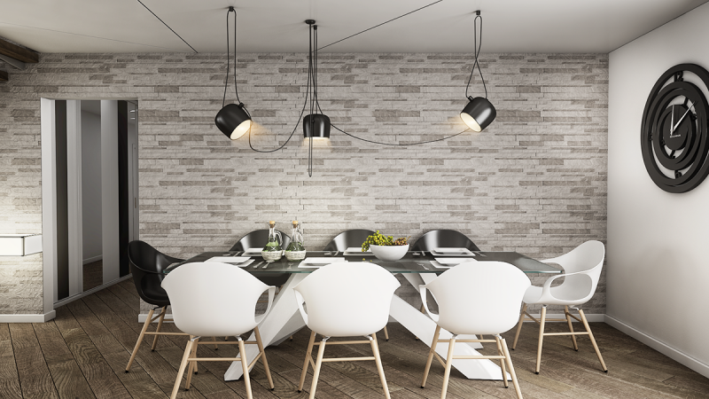 Монохромная гостиная Монохромная гостиная