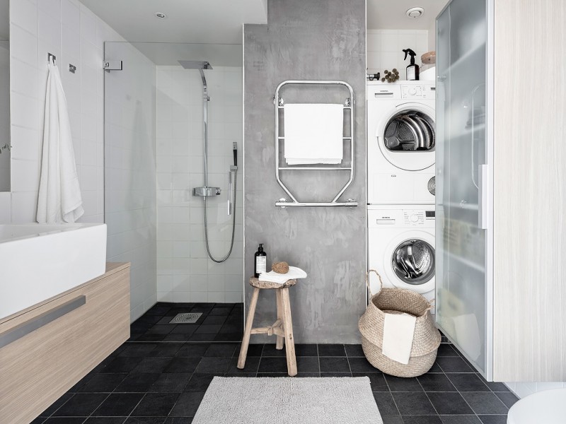 Однокомнатная квартира с мансардой в Швеции Однокомнатная квартира с мансардой в Швеции