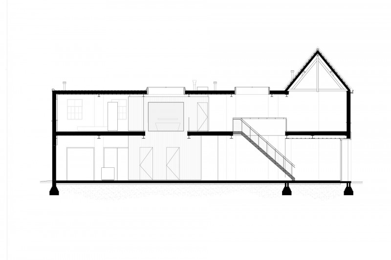 Превращение бывшего офиса и мастерской в современный лофт в Хертогенбосе, Нидерланды Превращение бывшего офиса и мастерской в современный лофт в Хертогенбосе, Нидерланды